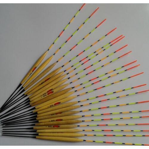 10Pcs Wood Fishing Float Tank Flotteur Peche Float Fishing Tackle Tools fishing swimmer поплавок рыболовный