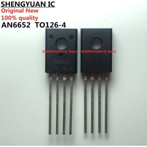 20 pcs/lot AN6652 6652 SIP4 TO126-4 MOTOR CONTROL CIRCUIT 100% new imported original 100% quality