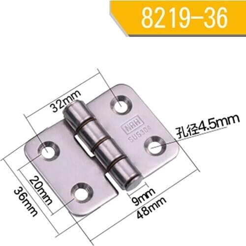 304 Stainless Steel Cabinet Hinge Electric Box Hinge Industrial Equipment Stainless Steel Hinge