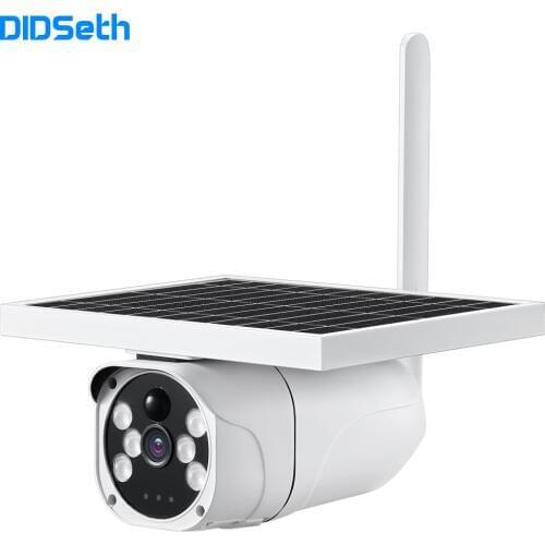 4G SIM Card Solar IP Camera 2MP Wireless Security Surveillance IP67 Waterproof Outdoor Camera IR Night Vision Solar Powered Ca