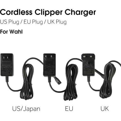 Cordless Clipper Charger US/EU/UK Plug Wireless Hair Clipper Fast Charger Clipper Power Adapter Suitable For Wahl Haircut Tools