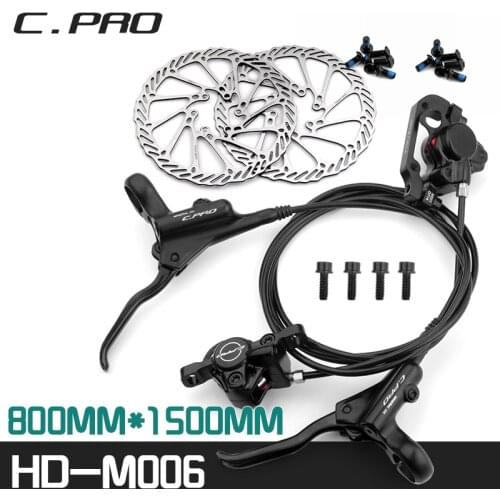 C-PRO MTB Bike Hydraulic Brakes Mountain Bicycle 800mm/1500mm Oil Pressure Disc Brake G3/HS1 160mm Rotor for Shimano MT200 HB875