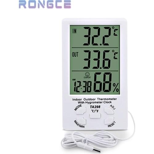 Digital Thermometer With Temperature Sensor Electronic Hygrometer For Home With High Quality