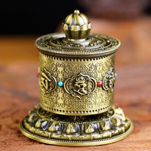 Home Decoration Finger Prayer Wheel Tantric Practice Tools Creative Buddhism Supplies Car/ Home Room Decor Accessories