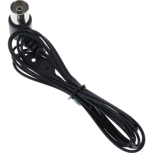 FM Antenna Female For Sound Natural Sound Stereo Receiver For FM Radio/ Hi-Fi/ DAB/ TV Indoor Use Black