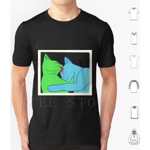 Cats In Love-Plance T Shirt Print Cotton Plance Pidgance Pidge Lance Katie Holt Katie Vld Voltron Flirtyrobot Voltron Blue Lion