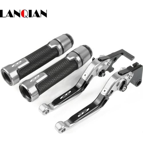Motorcycle CB650R Adjustable Brake Clutch Lever & 7/8 22MM Handlebar Grips For Honda CB 650R 2018 2019 2020 CB650R Accessories