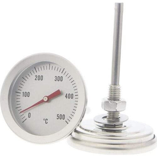 Universal BBQ Thermometer Smoker Temperature Gauge Grill Thermometer for Charcoal Grill Pit Smoker Meat Cooking