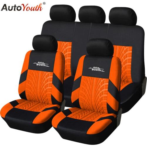 AUTOYOUTH 5 Colors Fashion Tire Trace Style Universal Protection Car Seat Cover Suitable For Most Car Seat Covers Car Interior
