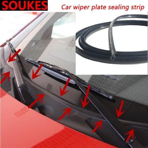 1.7M Car Wiper Windshield Panel Moulding Seal Strip For Mercedes Benz W211 W203 W204 W210 W205 W212 W220 AMG Jaguar XE XF XJ