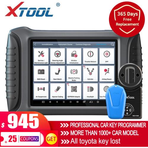 XTOOL Newest CAR OBD2 Key programmer X100 PAD3 professional OBD2 Diagnostic tools Immobilizer With Kc100 free update online