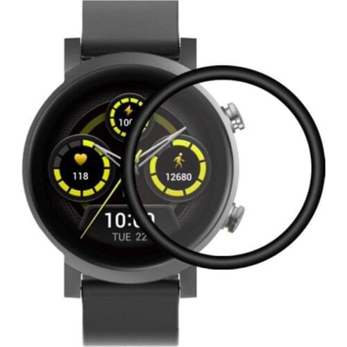 Smartwatch 3D Full Coverage Protective Film Easy To Install Cover Touch-friendly For Ticwatch E3 Smartwatch Soft Protective Film