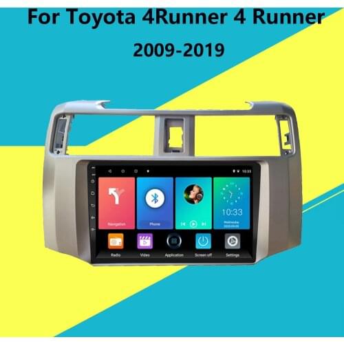 2 Din 9 Inch Car Radio Multimedia Android 8.1 Video Player Navigation GPS For Toyota 4Runner 4 Runner 2009-2019