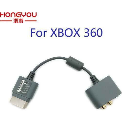 5Pcs For XBOX 360 Audio Line a lot RCA Toslink Optical Audio Cable Adapter for Xbox 360