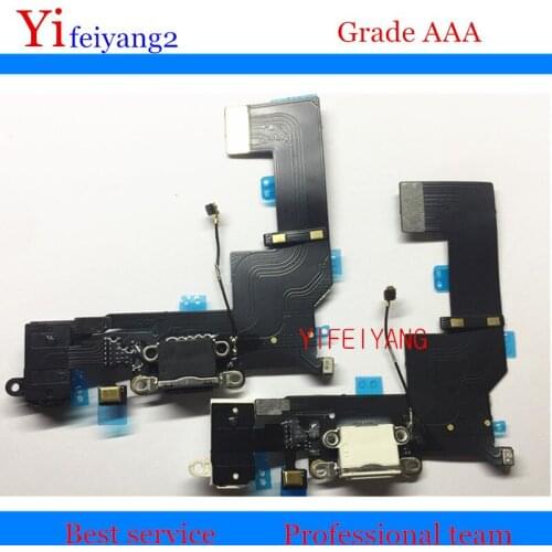 50pcs YIFEIYANG NEW For iPhone SE 5SE Charger Charging Port Dock USB Connector Flex Cable Headphone Audio Jack Ribbon