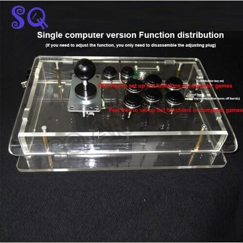 Arcade MAME Console PS3 PS Game Zero Delay Rocker Joystick Sanwa Original Push Button USB Drive PC Computer NFBA Simulator