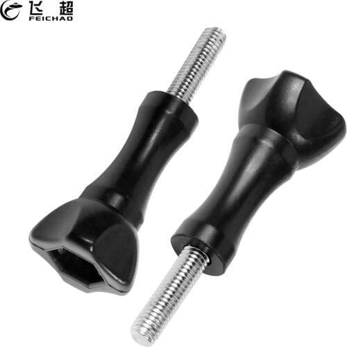 Long Thumb Knob Bolt Screw for GoPro. 8 7 6 5 4 3 2 SJCAM Osmo Action Cam Base Mount Chest Helmet Head Strap Buckle Holder