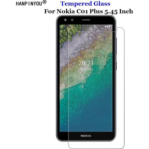 For Nokia C01 Plus 5.45" Tempered Glass 9H 2.5D Premium Screen Protector Protection Film