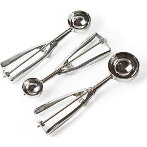Scoop Multifunctional Non-slip Stainless Steel Cookie Scoop Kitchen Tool Ice Cream Scoops