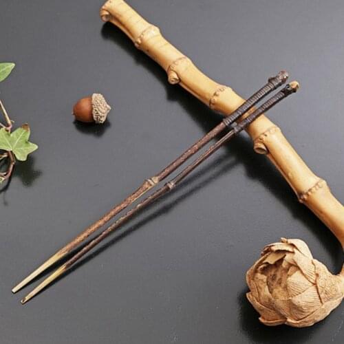 1 Pair Bamboo Joint Chopsticks Japanese Sushi Chopsticks for Home Restaurant