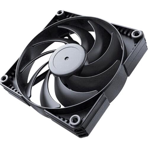 Phanteks PWM Fan Silence Chassis Radiator High Airflow Nine-Blade Design Rubber Dampening Washers Black 120mm/140mm