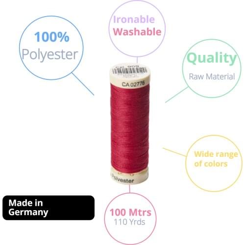 Gutermann Polyester Sew-All Purpose Thread, 100m/110 Yd