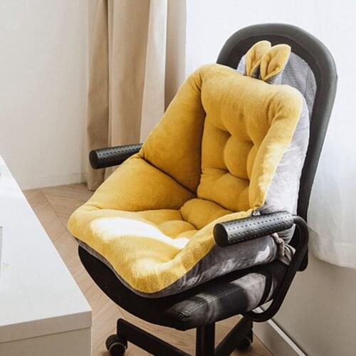 Semi-Enclosed One Seat Chair Cushions for Office Dinning Chair Desk Seat Cushion Warm Comfort Seat Pad