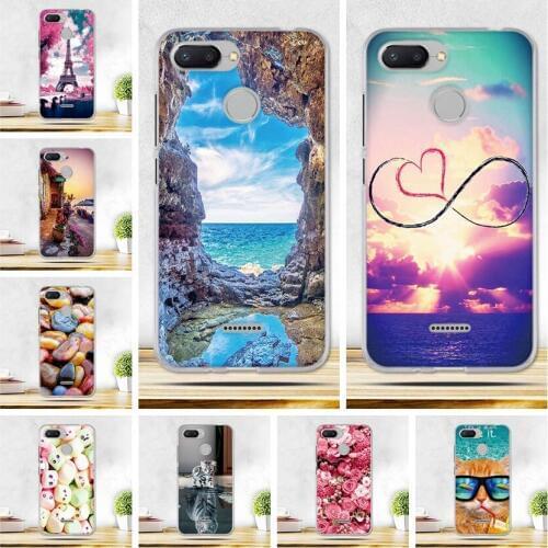 Luxury Case for Xiaomi Redmi 6 Cover Soft Silicon Back Cover for Redmi6 Case Thin TPU Fundas for Xiaomi Redmi6 Phone Shell Bags