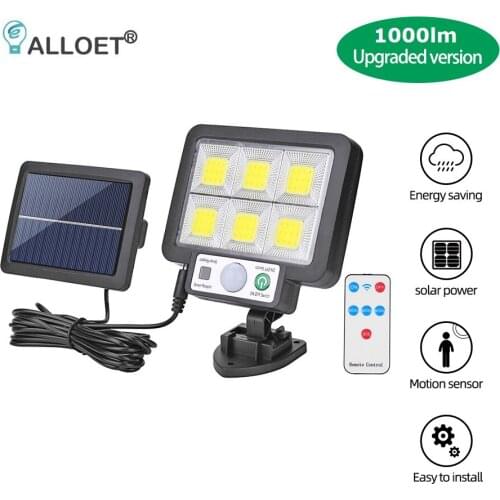 LED Split Solar Wall Light Outdoors Waterproof Motion Sensor Induction Street Security Solar Lamp for Garden Decoration Lighting