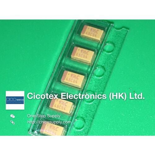 50pcs/lot TAJA106K016RNJ SMD-A 3216 10uF 16V SMD tantalum capaciter 106C CAP TANT 10% 1206