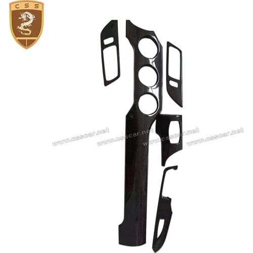 High Quality Carbon Fiber Interior Trims Instrument Panel Set For Fo-rd Mustang 2013 2014 Year