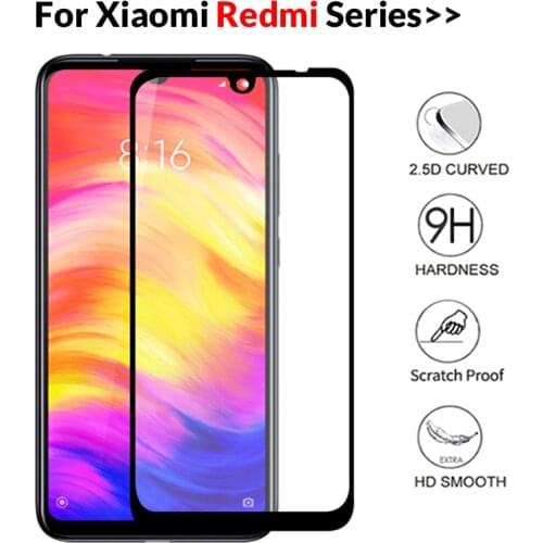 3D Global Protective Glass For Xiaomi Redmi Note 7 Pro Tempered Glass For Xiaomi Redmi 7 Note 6 Pro Screen Protector Xiomi Xaomi