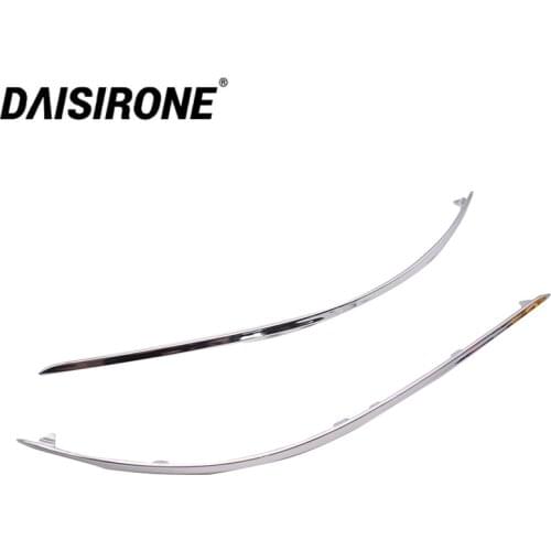 1PCS Front Bumper Chrome Trim Molding LH RH 2048850821 2048850721 For Mercedes-Benz W204 C300 C350 2008 2009 2010 2011