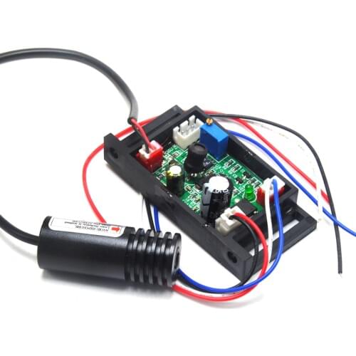 200mW 650nm Red Focus Dot Laser Diode Module 12V Driver TTL Modulation