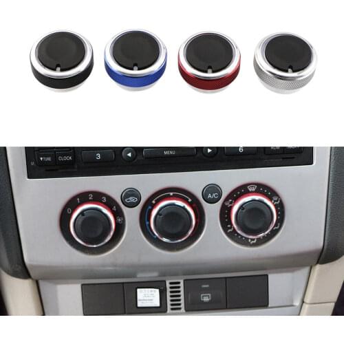 3 Pieces/Set Refit For Ford Focus 2 MK2 Focus 3 MK3 Mondeo AC Knob Car 3PCS Air Conditioning Heat Control Switch Knob For Focus