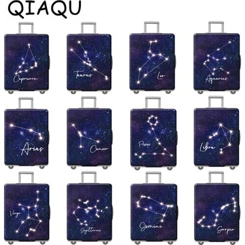 Suitcase Dust Covers 12 Constellation Easy to find Cases Luggage Protective Cover 18-32 Inch Travel Accessories new Elastic Dust
