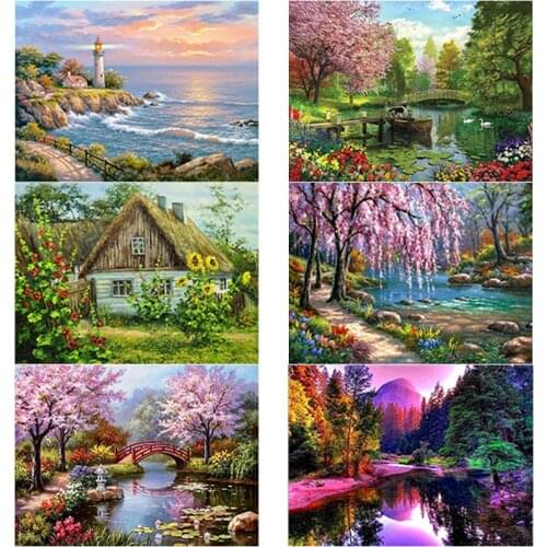 DIY Diamond Sets Decor Painting Full Round Square Drill Rhinestone Embroidery Picture Cross Stitch Kit Handmade Art Decor Gift