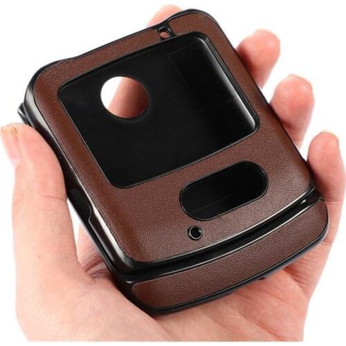 Genuine Leather Case For Motorola RAZR 5G Case 6.2 inch Bumper Cover For Motorola RAZR 5G Cover Protective Bag