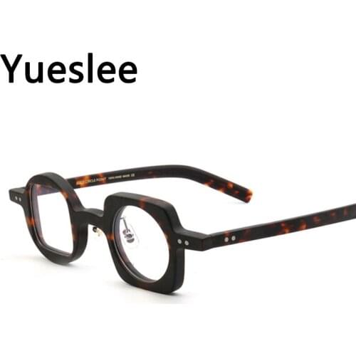 49909 Acetate Glasses Frame Retro Personality Brand Designer High Quality Acetate Men Women Optical Fashion Computer Eyeglasses