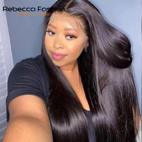 Straight Lace Front Human Hair Wigs 30 Inch 4x4 Lace Closure Wig Brazilian Remy Human Hair Lace Wig for Women Wholesale Price