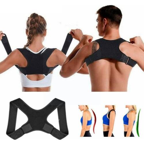 Verstelbare Medische Terug Houding Corrector Sleutelbeen Correctie Terug Brace Belt Lumbale Schouder Ondersteuning Spine Ho V3K1
