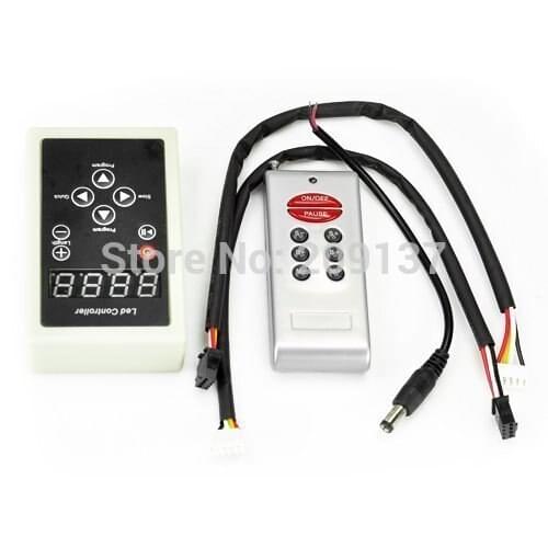 RGB LED Controller Digital Magic Dream Color RF Remote Controller For 1606/6803/2801/1803/1809 LED Light Strip DC5V 12v 24v