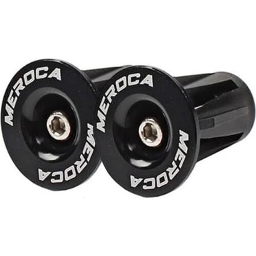 Bike Handlebar End Plugs Color Aluminum Alloy Anti-slip Road Bike Bar End Caps Outdoor Cycling Accessories