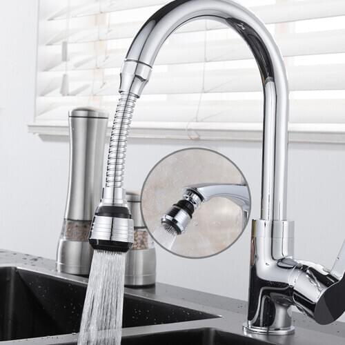 360 Degree Rotation Faucet Water Saving Adjustable 2 Mode Tap Filter Shower Nozzle Connector Universal Kitchen Sink Accessories