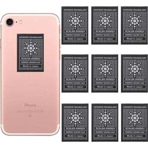 High Energy High Quanlity Anti Radiation Stickers Advance Technology Chip Shield Keep Health 1000pcs DHL Shipping Fee