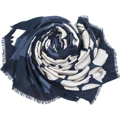 2019 Newest Women Geometry Pattern Cotton Scarf 6Colors 10pcs/lot