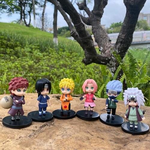 12Pcs Naruto Doll Kawaii Action Figure Anime Figure Anime Childrens Gifts Naruto Sasuke