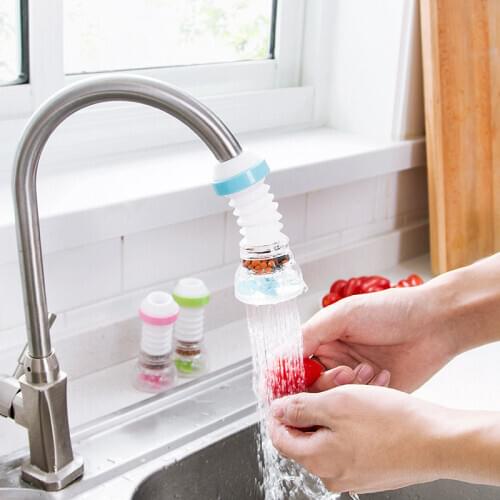 360 Rotating Kitchen Sprayers Water Saving Shower Head Adjustable Tap Anti-splash Purifier Filter Shower Kitchen Accessories