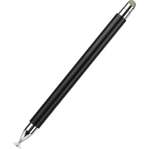 4pcs/lot 2 in 1 Cloth Head Disc Handwriting Capacitive Pen Suitable For Mobile Phone Tablet Magnetic Double Cap Touch Screen Pen