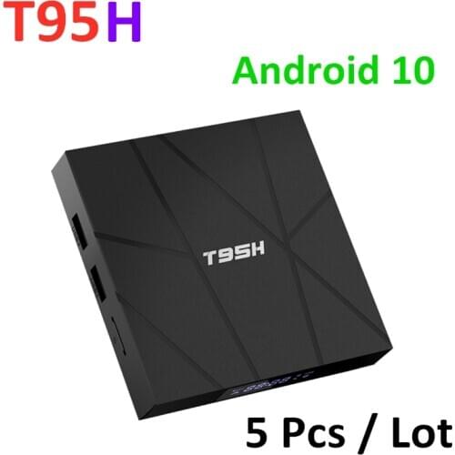 5 Pcs Lot New Android 10 Tv Box T95H Allwinner H616 Quad Core T95 Set Top Box